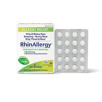 Boiron Rhinallergy Homeopathic Medicine for Allergy Relief, 60 Count