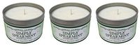 Our Own Candle Company Soy Wax Aromatherapy Candle, Simply Spearmint, 6.5 Ounce (3 Pack)