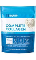 Hydrolyzed Collagen Peptides Powder Supplement: Vital as Grass-fed Bovine Collagen Drink Formula. Keto Protein Best as Supplements for Youthful Skin, Vibrant Hair, Nails for Women & Men by Equip