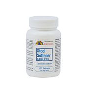 100 Mg Crushable Ducosate Sodium Stool Softener, 100count