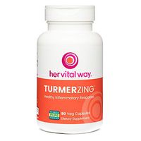 TurmerZing C-14 Tested Turmeric and Ginger for Healthy Inflammatory Response, 95% Curcumins 5% Gingerols