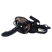 Stkuoo 6inch Lesbian Leather Clothing Simulation Solid Pen + Pénis Health Massager T-Shirt