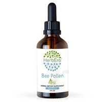 Bee Pollen A120 Alcohol Herbal Extract Tincture, Organic Bee Pollen (Bee Pollen) Dried Pollen (4 fl oz)