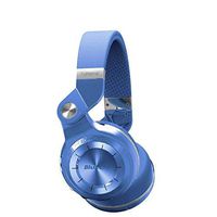 Bluedio T2 Plus Turbine Wireless Bluetooth Headphones with Mic/Micro SD Card Slot/FM Radio (Blue)