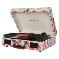 Crosley Cruiser Portable Turntable W/Built in Speakers - Stripes