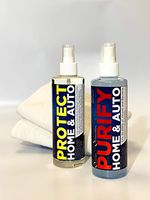 Formula PURIFY & Protect - NANOTECH ANTIVIRAL Antibacterial Two-Step Home and AUTO Cleaning and Defense System, UP to SIX-Month Guaranteed Effectiveness, PHOTOCATALYTIC Activation