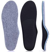 Valsole Winter Plantar Fasciitis Insoles for Men and Women Arch Supports Orthotics Warm Wool Shoe Inserts, Relieve Flat Feet, High Arch (V107E, Mens 6-6 1/2 | Womens 8-8 1/2(9.84")(250MM))