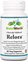 NutriWorth Relora - Clinically Validated - Stress & Weight Management Supplement Shown to Help Control Appetite, Support Weight Loss & Stress Relief. Promotes Healthy Cortisol and DHEA Production.