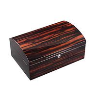 Humidors Luxurious Gift Handmade Cigar Sure Seal Desktop Holds 100 Cigars Box Removable Cedar Wood Tray Noble Decor Hygrometer Humidifier Valuable (Color : A)
