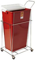 Medline MDS707CART Medline Sharps Container Wire Rolling Carts for 8-18 gal Sharps