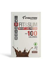 Evolution Low Carb Fit and Slim Grass Fed Whey Protein – High Fiber – Keto Approved – Stevia Sweetened – Only 100 Kcal per Serving – Award Winning (Chocolate 1 Serving)