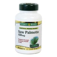 NATURE'S BOUNTY, SAW PALMETTO SUPPLEMENT CAPSULES, 450 MG - 100 EA