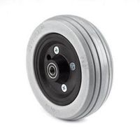 Pair of Invacare 9000 Topaz Caster Assemblies, 6 X 2 Inch for Powerchair Wheelchair