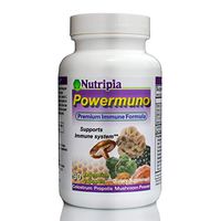 Powermuno Premium Immune Booster, Support 150 Vegi Caps - Elderberry, Propolis, Beta Glucan, Colostrum, Astragalus, Reishi, Cordyceps, Maitake, Agaricus Mushroom, Olive Leaf, Vitamin C, D, Zinc