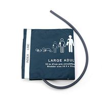 Huapa Pressure Single Tube Cuff Neonatal/Infant/Child/Adult/Veterinary Blood Pressure Cuff for Patient Monitor Pressure Cuff(Oversized Adult)