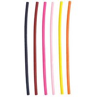 Simple Modern Reusable Plastic Straws - Fits Through Classic, Voyager, Scout and Cruiser Lids - 6 Pack - Assortment 3