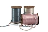 Raffia Gift Wrap Ribbon Bundle (Pearlized Soft Pink/Blue/White)