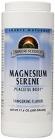 Source Naturals Serene Science Magnesium Serene Tangerince Flavored, Peaceful Body, 17.6 Ounces