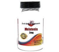 Melatonin 3mg * 100 Caps 100% Natural - by EarhNaturalSupplements