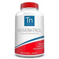 Trusted Nutrients Resveratrol Supplement - Anti-Aging and Heart Health Blend – with Trans Resveratrol, Grape Seed Extract, Acai Berry and Maqui Berry – 1000 mg 180 Vegetarian Capsules