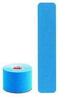 Mueller Sports Medicine Kinesiology Tape I-Strip Roll (20 Strips), Blue, 2" x 9.75"