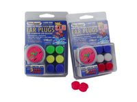 3-Pair Pack of PUTTY BUDDIES Floating Formula Soft Silicone Ear Plugs for Swimming/ Bathing - Blue, Yellow, Green Color: Green/Yellow/Blue, Model: