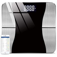 Bluetooth Body Fat Scale Smart Scale Digital Bathroom Wireless Weight Scale, G-shaped sensor, Body Composition Analyzer With Smartphone Lcd Display, 180kg, 29 26cm