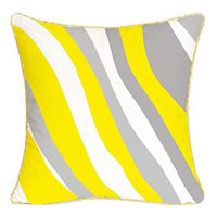 Pillowcase Modern Pillow Covers Abstract Pillowcase Linen Cushion Cover Pillow Cases with Zipper Home Decor for Sofa Slipcover Decorative 18"x18" - Gray White Yellow