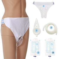 Male Urinal Bag Pee Bag Portable Wearable Men's Women Urinal Elastic Waistband Toilet Elastic Waistband Urine Replacement Collector (Men)