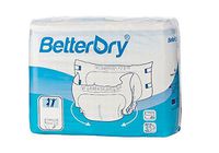 BetterDry Adult Briefs (Medium, 4 Bag), Poly-Backed with a Thick Core Keeps You Dry All Day and Night, Comfortable and Full Range of Movement