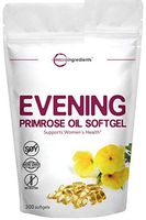 Evening Primrose Oil 1300mg, 300 Liquid Softgels, Helping Maintain Healthy Skin, Prostaglandin Levels and Balance Immune Response, No GMOs and Vegan Friendly