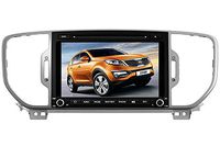8 Inch Touch Screen Car GPS Navigation for KIA SPORTAGE / KX5 2016-2017 Stereo DVD Player Video Radio Audio Bluetooth Steering Wheel Control AUX IN+Free Rear View Camera+Free GPS Map of USA