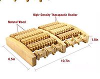 Foot Massager Wooden Health Care Device Promotes Metabolic Stimulation Acupressure Foot Massage Roller