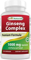 Best Naturals Ginseng complex 1000 mg, 120 Count