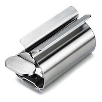Owlhouse Toothpaste Tube Squeezer Toothpaste Roller Stainless Steel Toothpaste Tube Wringer Toothpaste Dispenser for Bathroom