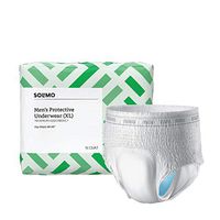 Amazon Brand - Solimo Incontinence Underwear for Men, Maximum Absorbency, Extra Large, 48 count (3 packs of 16)
