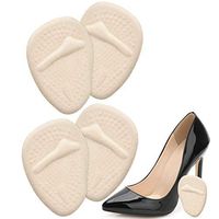 Metatarsal Pads for Women - 2 Pairs, Universal Ball of Foot Cushions All Day Pain Relief and Comfort One Size Fits Shoe Inserts for Women