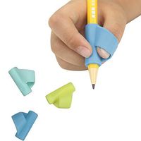 3PCS/Set Pencil Grips Writing Posture Children Pencil Holder Pen Writing Aid Grip Posture Correction Tool Silicone Pencil Grips for Kids Handwriting for Preschool (B)