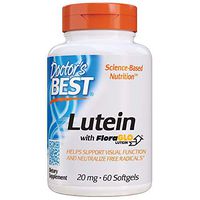 Doctor's Best Lutein with FloraGLO, Gluten Free, Vision Support, 60 Softgels