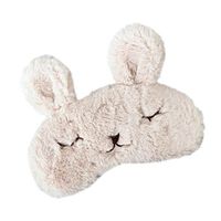 HXINFU Lovely Rabbit Eye Mask For Sleeping Women Travel Eye Mask For Airplane