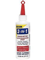 Beacon 314OZBOT12 3 in 1 Glue, 4 oz, Multicolor