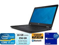 Dell Latitude E5550 15.6 Inch Full HD FHD 1080p Business Laptop Intel Core 5th Generation i7 i7-5600U 16GB DDR3L 256GB SSD Bluetooth Windows 8.1 Pro
