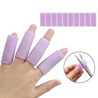 10 Pcs Gel Finger Cots, Finger Protector Support New Material Finger Sleeves Great for Trigger Finger, Hand Eczema, Finger Cracking, Finger Arthritis.