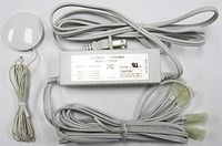 HC Lighting - 3 Level Touch Dimmer Transformer 60 Watt Maximum 120 Volt Input (White)
