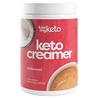 Kiss My Keto Creamer (Original, Unflavored) — Zero-Carb Keto Coffee Creamer + MCT Oil Powder C8 (9g) | Ketogenic Creamer for Coffee & Tea, Keto Shakes | Gluten Free, 30 Servings