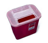 Container,sharps,2 Gal.,red,wall/free