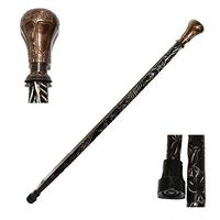 Nautical World Replica of Bat Masterson Brass Knob Handle Walking Cane, Affordable Gift Decorative Walking Cane Fashion Statement for Men/Women/Seniors/Grandparents! Item New Year Gifts, Gifts for Me