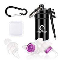 Ear Plugs for Sleeping, WOOTRIP SNR 32 dB Noise Reduction Ear Plugs Soft Reusable and Comfortable Silicone Sleeping Ear Plugs for Hearing Protection, Snoring, Travel and Loud Events (Purple)