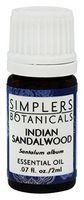 Living Flower Essences Simplers Botanicals, Indian Sandalwood, 0.06 Fluid Ounce