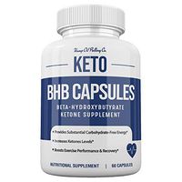 Keto BHB Capsules Keto Pills with Beta-Hydroxybutyrate Exogeneous Ketone Supplement 1 Bottle